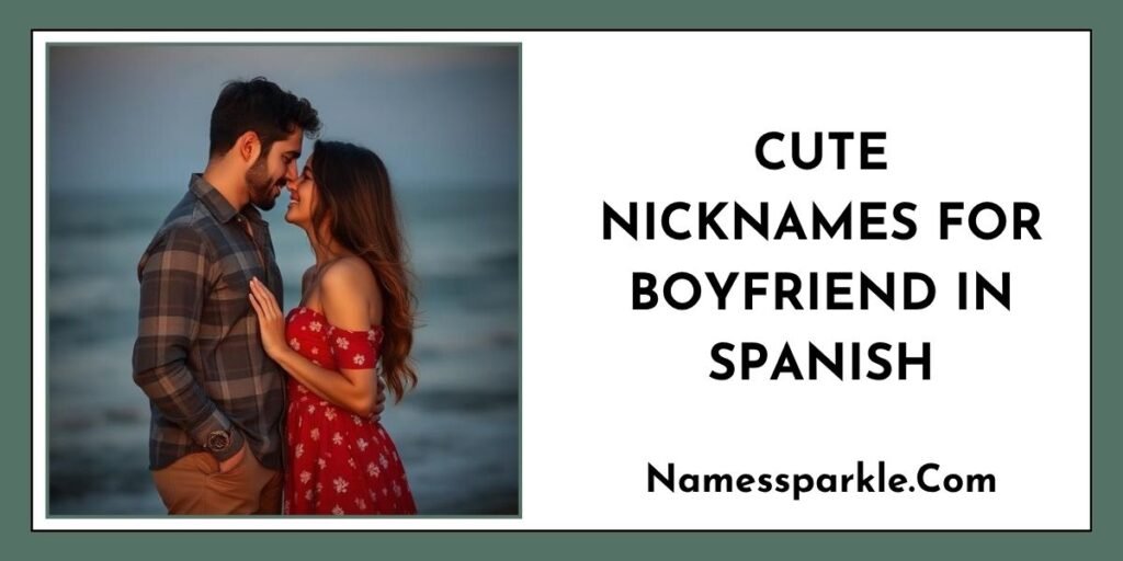 Cute Nicknames For Boyfriend In Spanish
