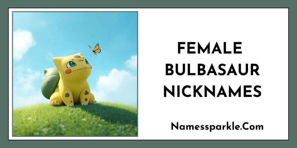 Female Bulbasaur Nicknames